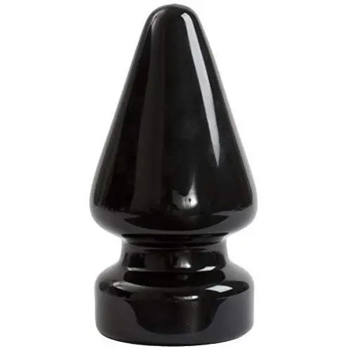 Doc Johnson Titanmen - Ass Master - Massive Anal Plug - For Experienced Players - Traditional Shape - 4.5 Inch Width - Anal Toy - Black Doc Johnson Titanmen - Ass Master - Massive Anal Plug - For Experienced Players - Traditional Shape - 4.5 Inch Width - Anal Toy - Black