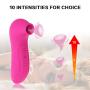 Clitoral Sucking Vibrator with 10 Intensities Modes for Women, Adorime Waterproof Rechargeable Quiet Clitoris Nipples Suction Stimulator Adult Sex Toys for Couples or Solo