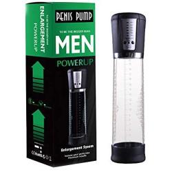Rechargeable Automatic Vacuum Pump Electronic Male Pump with Clear Cylinder for Easy Viewing