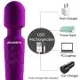 ARJOSPO Personal Wand Massager for Foot Back Neck - Upgraded with 20 Patterns - Cordless,Mini,Therapeutic Powerful and Hand held Waterproof, Whisper Quiet,Rechargeable for Stress Relief ARJOSPO Personal Wand Massager for Foot Back Neck - Upgraded with 20 Patterns - Cordless,Mini,Therapeutic Powerful and Hand held Waterproof, Whisper Quiet,Rechargeable for Stress Relief