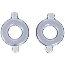 M2m Cock Ring, Elastomer, Small, 2 Piece Set, Black
