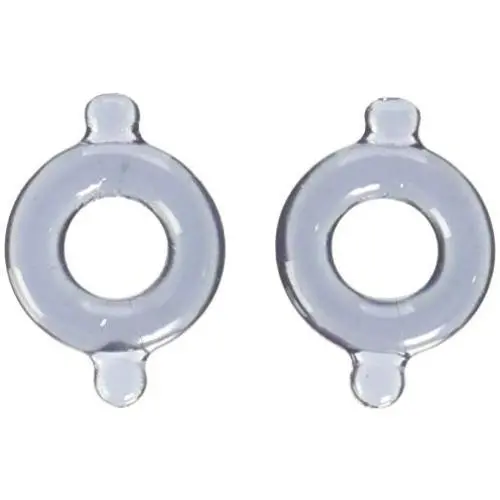 M2m Cock Ring, Elastomer, Small, 2 Piece Set, Black M2m Cock Ring, Elastomer, Small, 2 Piece Set, Black