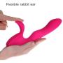 LEVETT Powerful Dildo Female Vibrator to Stimulate Clitoris and G Spot 14 Vibration Modes Rechargable Massager