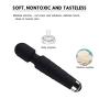 Mini Wand Massager - Strongest Cordless Handheld Therapeutic Powerful Vibrate Wand Massager with 20 Magic Vibration Modes 9 Speeds,Best Travel Gift - Personal Massager for Neck Shoulder Massage