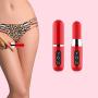 Lipstick Vibrator Bullet Clitoral Vibrator with 12 Speed for Travel Rechargeable Waterproof Adult G-Spot Vibrator Sex Toys for Women (Red)