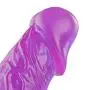 HYLHYL3-F Perfect Size Super Soft Waterproof Portable Simulated Toy Full Body Wireless Wand Massager Purple PVC Material (23cm/9.1in)
