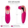 kangzl Six Toys for Women Thrusting Clǐtoris G%spót Sucking Women Nǐpple Vǐbrátors Body Stimulator Vibrate Adult Toys for Woman, Multi Frequency Licking Mode, Waterproof Mute USB Charging