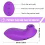 Clitoral Sucking Vibrator for Clit and Nipple Stimulation, Treediride Silicone Adult Lip Kissing Sucker Massager with 10 Suction Modes Rechargeable Adult Toys Waterproof Oral Sex for Women Orgasm