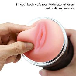 Vibrating Male Masturbator Cup Masturbation Sex Toys with Powerful Vibration for Intense Stimulation, PALOQUETH Realistic Male Sleeve Stroker with Innovative Squeezable Panels for Customized Play