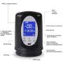 Rechargeable Automatic Penis Vacuum Pump with 4 Suction Intensities for Stronger Bigger Erection, Male Enhancement Pump Enlarger Adult Sex Toys with LCD Screen & Clear Cylinder for Easy Viewing