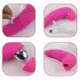 Wireless Suction Dildo Vibrator G Spot for Clitoris Stimulation, Waterproof Clit Stimulator with 10 Vibration Modes Quiet Motor for Women USB Magnetic Rechargeable