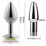 Anal Sex Games Tool Butt Plug and Enema Shower Anal Cleaning Plug for Women Men (Black)
