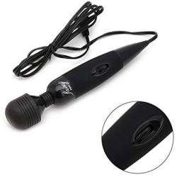 Doiber Personal Wand Massager: 10 Speed Full Body Neck Back Sport Massager Powerful Vibrating Massage Black