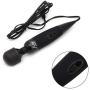 Doiber Personal Wand Massager: 10 Speed Full Body Neck Back Sport Massager Powerful Vibrating Massage Black