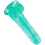 MXYLYM7 Sǒft Mǎgǐc Wǎnd, Smooth Huge Super Realistic Perfect Size Soft Massaging with Suction Cup 100% Secret Packing PVC Flesh Color (L:6.3inch,W:1.38inch) (Size : Green)