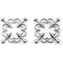 xinYxzR Adult Sex Toy Metal Nipple Clip Adjustable Breast Clamp Hollow Out Design 1Pair 1# xinYxzR Adult Sex Toy Metal Nipple Clip Adjustable Breast Clamp Hollow Out Design 1Pair 1#