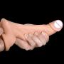 Penis Enlargement Sleeves Colossus Realistic Cock Girth Enhancer Penis-extender Sleeve Penis-extension Add On 1.6" 35% Bigger Soft Penis Couple Fun Toy