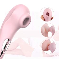 Clitoral Nipple Sucking Vibrator, 10 Suction Patterns Tongue Rechargeable Stimulator Vibrators Waterproof Adult Sex Toys for Women,Couples