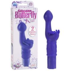 California Exotic Novelties Silicone Butterfly Kiss, Purple, 0.28 Pound