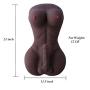SINLOLI Love Doll Sex Doll Torso,Premium Sex Toys for Men Women and Couples (Black Sex Doll)