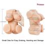 Proxoxo Male Masturbator - Real Silicone 3D Sex Doll with Breasts Butt Vagina Anal Tight Pussy Ass Adult Toy for Man Masturbation