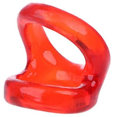 Aixia Double Rings Delay Ejaculation Mens Cock Rings (red)