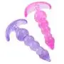 YiFeng 6PCS Anal Trainer Kit Butt Plugs Beginner Set Medical Silicone Prostate Massager (Purple)