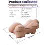 Large Male Cup Silicone Mastubration Toy Hands Free Thrùsting Full-Body D-oll