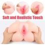 Male masturbator - Feelingirl Increase 3D Soft Sex Doll Realistic Silicone Sex Toy Ass with Vaginal and Anal Adult Product 2 Hole for Men Masturbation (3.5kg, 20X22.5X14cm)