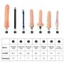 Y-Not Automatic Love Sex Machine Gun Sex Toys Masturbation for Women and Men Fast Pumping and Thrusting Multispeed Telescopic Free Dildo Retractable with 7 Attachments Black