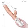 Heating Thrusting Sucking Vibrator G-spot Dildo with 10 Vibrating Modes 3 Thrusting Speed Imitating Oral Sex Movements of a Lover, EROCOME Clit Nipples Stimulator Massager for Women or Couple Fun