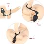 FST Silicone Cock Ring with Huge Anal Plug Prostate Massager and Penis Ring Stimulator Combo