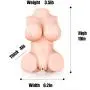 Beautiful Torso Love Doll Solid Silicone Material Adult Massage Relax Love Toys (10x6.2x4 in) Beautiful Torso Love Doll Solid Silicone Material Adult Massage Relax Love Toys (10x6.2x4 in)