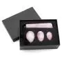 PESOENTH 4Pcs Set Jade Yoni Eggs Massage Stick,3 Pcs Drilled Natural Rose Quartz Crystal Jade Eggs Massage Stone + 1 Pcs Guasha Scraping Massage Tool for Women Kegel Exercise Train Pelvic Muscles PESOENTH 4Pcs Set Jade Yoni Eggs Massage Stick,3 Pcs Drilled Natural Rose Quartz Crystal Jade Eggs Massage Stone + 1 Pcs Guasha Scraping Massage Tool for Women Kegel Exercise Train Pelvic Muscles