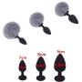 Silicone Rabbit Tail Anal Plug Bunny Tail Butt Plug Adult Toys for Women