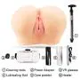 CyberSkin Male Masturbator Twerking Butt Deluxe, 3D Vibrating, Realistic Lifelike TPE Love Doll Toy Butt Full Size, Vagina Anal 2 Entry, Pussy & Backdoor Stroker, Premier Virgin Anus Love Doll