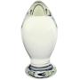Wowlife So Big - Extra Large Huge Head Glass Butt Plug 5.5x2.63 Inch Dildo Penis G-spot Crystal Anal Plug