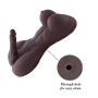 SINLOLI Love Doll Sex Doll Torso,Premium Sex Toys for Men Women and Couples (Black Sex Doll)