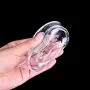 Itlovely Replacement Pe-nis Pump Ring Sleeve Vacuum Cover Erection Exercise Rubber Seal Device Transparent