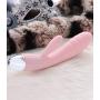 Svakom Barbara Rechargeable Ribbed Rabbit, Pale Pink