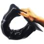 FAAK Big Horse Dildo Animal Style Large Head Adult Sex Toy (Black)