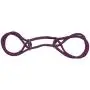 Doc Johnson Japanese Style Bondage - 100% Cotton Wrist or Ankle Cuffs - Quick, Easy Use and Removal, Purple Doc Johnson Japanese Style Bondage - 100% Cotton Wrist or Ankle Cuffs - Quick, Easy Use and Removal, Purple