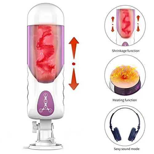 Male Masturbator 3D Realistic Pocket Pussy Electric Automatic Vibrating Masturbation Cup Adult Sex Toys for Men 10 Powerful Thrusting Modes 10 Speeds 3 Female Moans Male Masturbator 3D Realistic Pocket Pussy Electric Automatic Vibrating Masturbation Cup Adult Sex Toys for Men 10 Powerful Thrusting Modes 10 Speeds 3 Female Moans