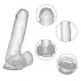Realistic Dildos Feels Like Skin, 7.3 Inch Clear Dildo with Suction Cup, Adult Sex Toys for Women
