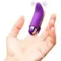 Particles Head Detachable Finger Design Mini Bullet V-Î-B-râtors 10 Speeds USB Charged Silicone C-lîT Wand Toys for Woman