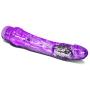 9" Soft Realistic Long Vibrating Dildo - Multi Speed Flexible Vibrator - Waterproof - Sex Toy for Adults - Purple