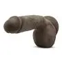 8.5 Inch Long Realistic Dildo - Soft And Flexible - Suction Cup Harness Compatible - Dual Density Realistic Feel - Brown