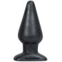 Doc Johnson Platinum Premium Silicone - The Super Big End - 5.5 in. Long and 2.3 in. Wide - Large Silicone Butt Plug with Flared Safety Base - Advanced Anal Toy - Charcoal