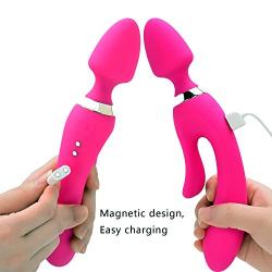 Wand Massager, Cordless Waterproof Massager for Body Muscles, Small Handheld Massager With 10 Powerful Modes, Quiet and Safe