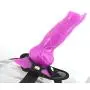 FXH Vibrǎting ród Lesbian Couples Vibrǎting Strapon Ultra Elastic Harness pnis Strap on for Men Realistic consoor Strapless7 Inch